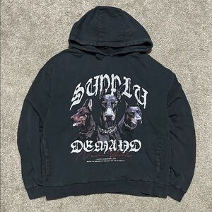 Vintage Supply And Demand Three Dog Hoodie